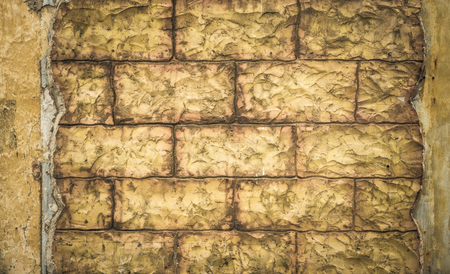 Grunge brick wall, highly detailed textured backgroundの写真素材