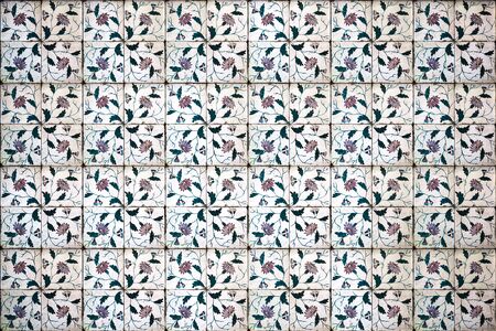 Background of vintage ceramic tiles