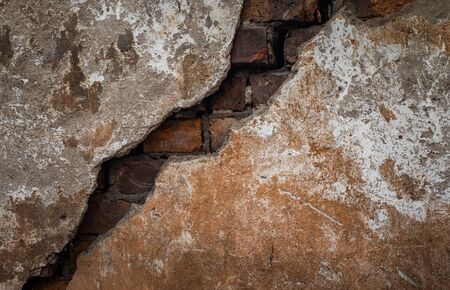 Old grunge brick wall. Nice vintage background.の写真素材