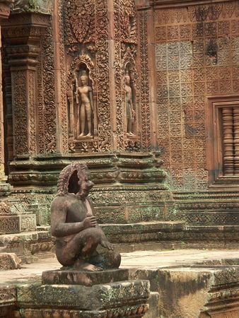 Cambodia temples - angkor wat - tourist siteの写真素材