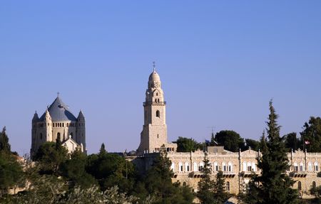 Holy cathedral in Jerusalem old city, Israel, Holyland