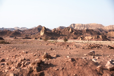 Timna geological park for tourists in Israel
