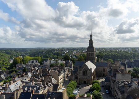 Travel for historic architecture in Britanny summer tourism attractionの写真素材