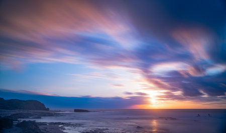 Sea vacation in israel summer romantic seascapeの写真素材