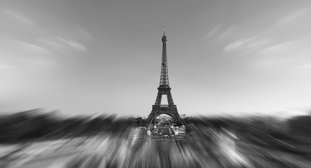 The Eiffel Tower in Paris Franceの写真素材