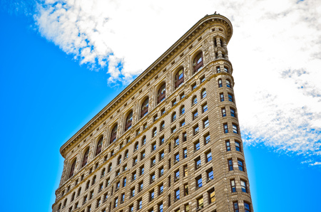 Flat Iron building from Broadway in Manhattan, New York Cityのeditorial素材