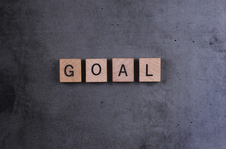 Goal word photographyの写真素材