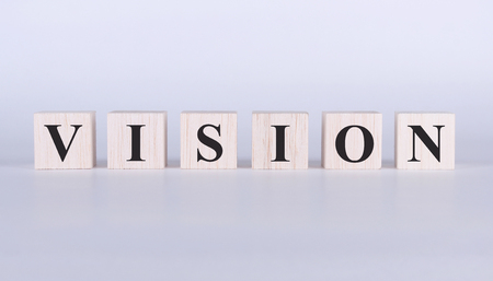 Vision Word cube photo
