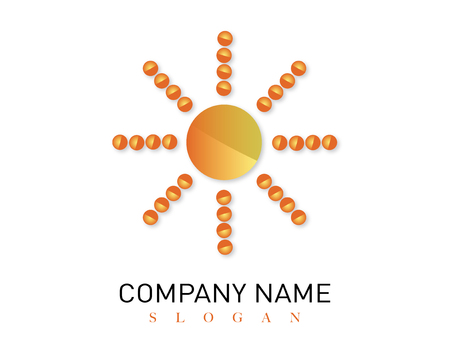 Modern sun designのイラスト素材