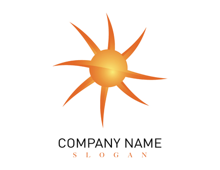 Modern sun logoのイラスト素材