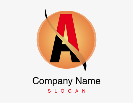 Letter a logo design 2のイラスト素材