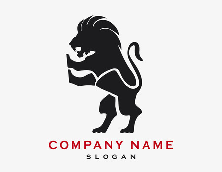 Lion logotypeのイラスト素材