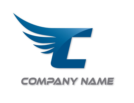 C wings logoのイラスト素材