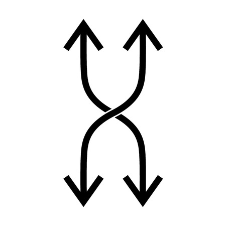 flexibility icon on white background, vector illustration eps10のイラスト素材