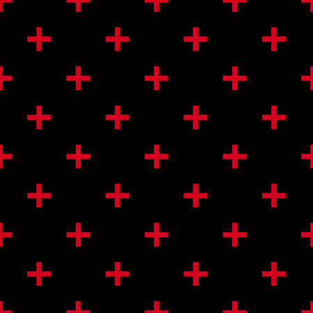 Retro crosses pattern. Abstract geometric background, 60s, 70s, 80s, 90s style illustration. Print cloth, clothing, tie, shirt, dress, wrap wrapper web cover label banner emblem website eps 10のイラスト素材