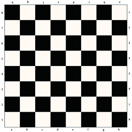 Empty chess board white and black. Vector illustration. eps 10のイラスト素材