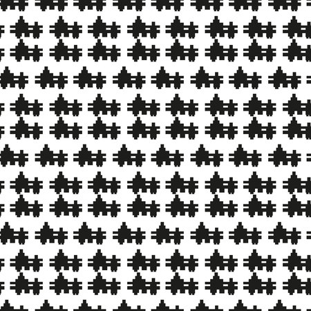 Seamless woven stripes lattice pattern. Modern stylish texture. Repeating abstract background with...