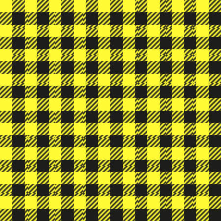 Tartan pattern. Scottish cage. Scottish yellow checkered background. Scottish plaid in yellow colors. Seamless fabric texture. eps10のイラスト素材