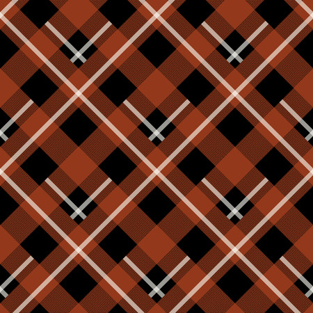 Brown And Beige Tartan Plaid Cloth Texture Patternのイラスト素材