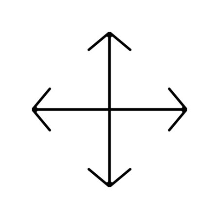 Circular arrows sign icon on white background EPS 10のイラスト素材