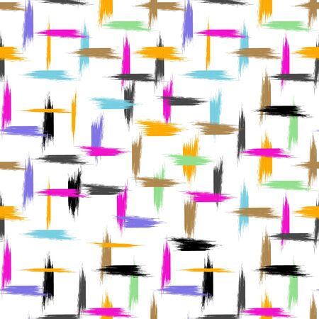 Color ink blots seamless whrite background EPS10のイラスト素材