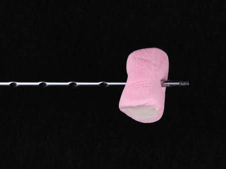 marshmallow pink detail dark backgroundの写真素材