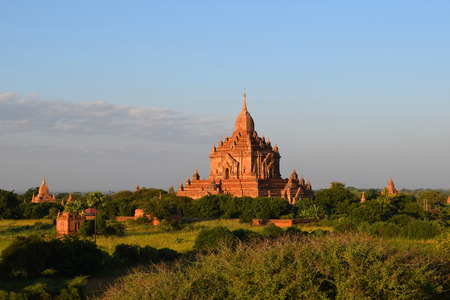 Bagan templesの写真素材