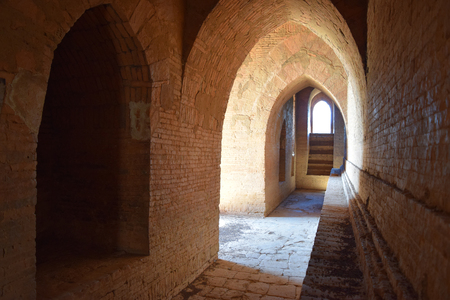 Inside a temple Bagan, Myanmarのeditorial素材