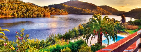 Pnte Vale Da Ursa/Rio Zezere Portugalの写真素材
