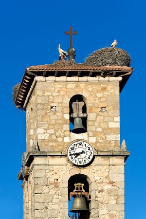 Belfry of San Leonardo de Yagueの写真素材