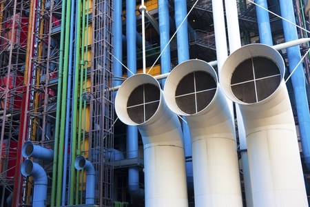 Pompidou museum, Paris, Franceのeditorial素材