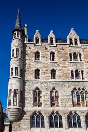 Botines palace, Leon, Castilla y Leon, Spainの写真素材