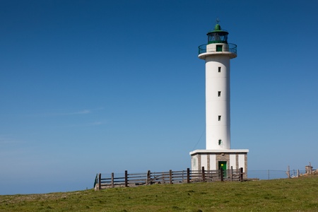 Lighthouse of Llastres, Asturias, Spainの写真素材