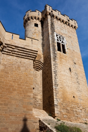 Olite castle, Navarra, Spainのeditorial素材