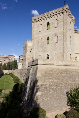 Aljaferia palace, Zaragoza, Spainのeditorial素材