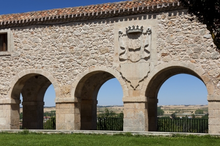 Arches in Lerma, Burgos, Castilla y Leon, Spainのeditorial素材