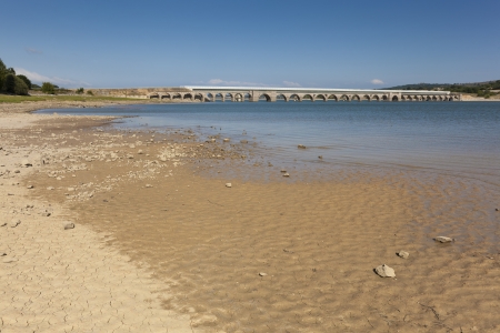 Ebro reservoir, Burgos, Castilla y Leon, Spainの写真素材