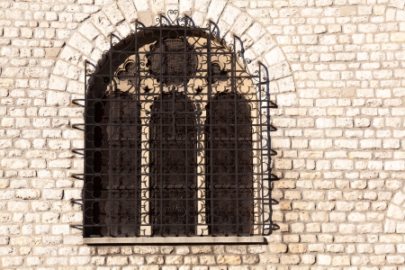 Window in Montmartre, Paris, Franceの写真素材