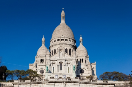 Sacre Coeur, Montmartre, Paris, Franceのeditorial素材