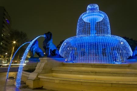 Daumesnil square, Paris, Ile de France, Franceの写真素材