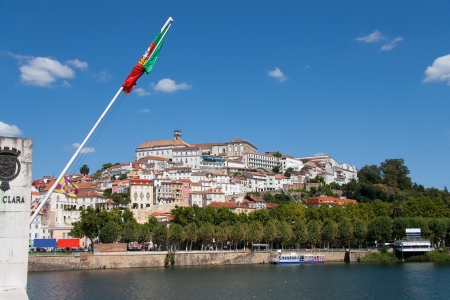 Panoramic of Coimbra, Portugalのeditorial素材