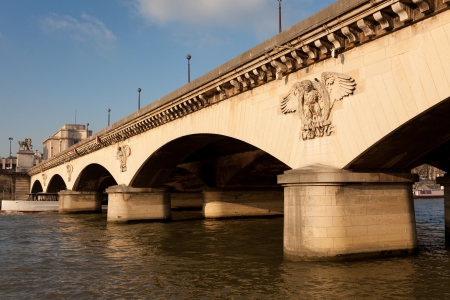 Pont d'Iena, Paris, Ile de France, Franceの写真素材