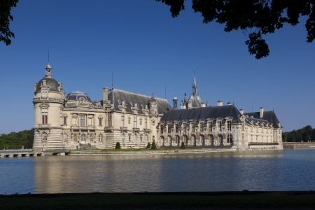 Chantilly castle, Picardie, Franceのeditorial素材