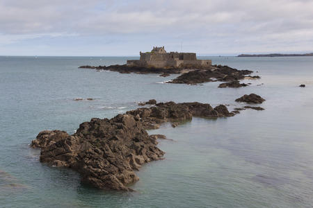 Fortress in Saint Malo, Bretagne, Franceのeditorial素材
