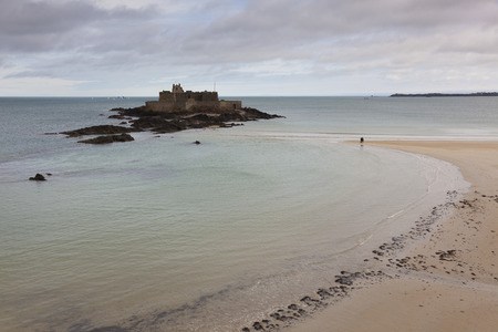 Fortress in Saint Malo, Bretagne, Franceのeditorial素材