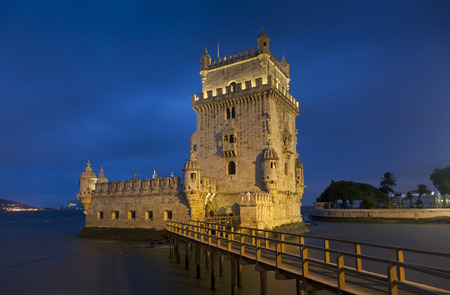 Belem tower, Lisbon, Portugalのeditorial素材