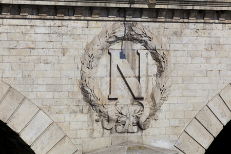 Bridge Saint-Michel, Paris, Ile-de-france, Franceの写真素材