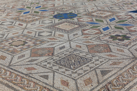 Mosaic of Clunia, PeÃ±alba de Castro, Burgos, Castilla y Leon, Spain