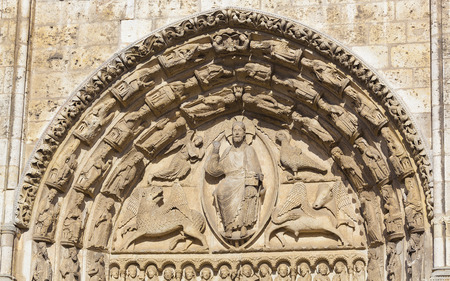 Detail of the cathedral of Chartres, Eure-et-Loir, centre-val de loire, France
