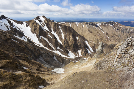 Puy de Sancy, Mont Dore, Puy-de-DÃ´me, Auvergne-RhÃ´ne-Alpes, Franceの写真素材